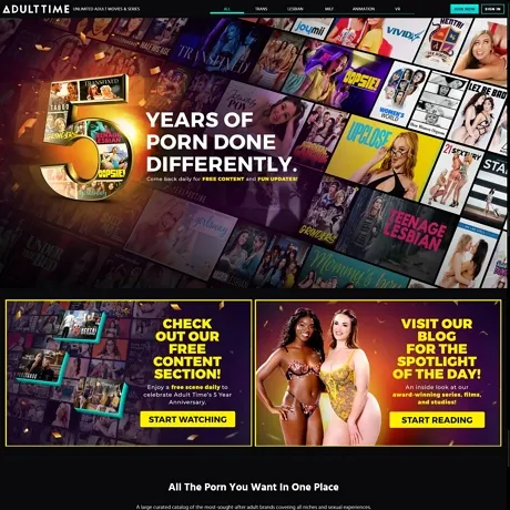 Look no further than AdultTime, the elite adult content hub praised by X PORNDUDE!